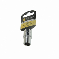 Головка торцевая 13мм 1/2"DR 12-гранная (держатель) ЭВРИКА /1/20